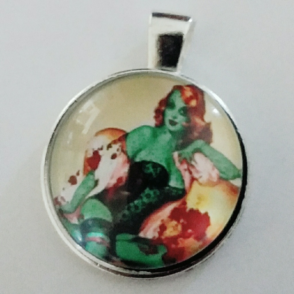 3 for $15 Zombie Pin Up Pendant